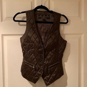 Brown Barbour vest